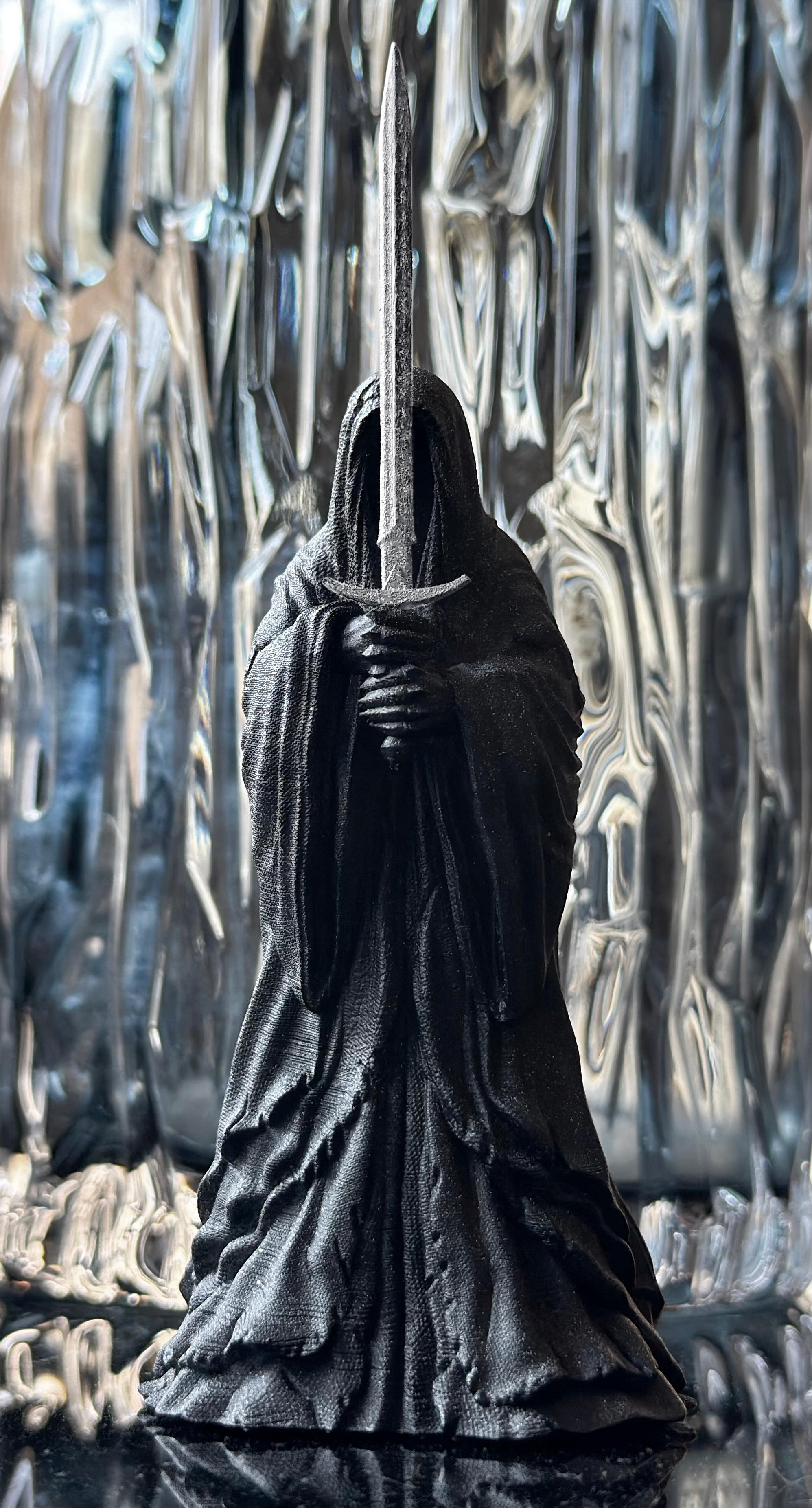 Nazgul Figure - Lord of the Rings (Pre-Supported) 3d model