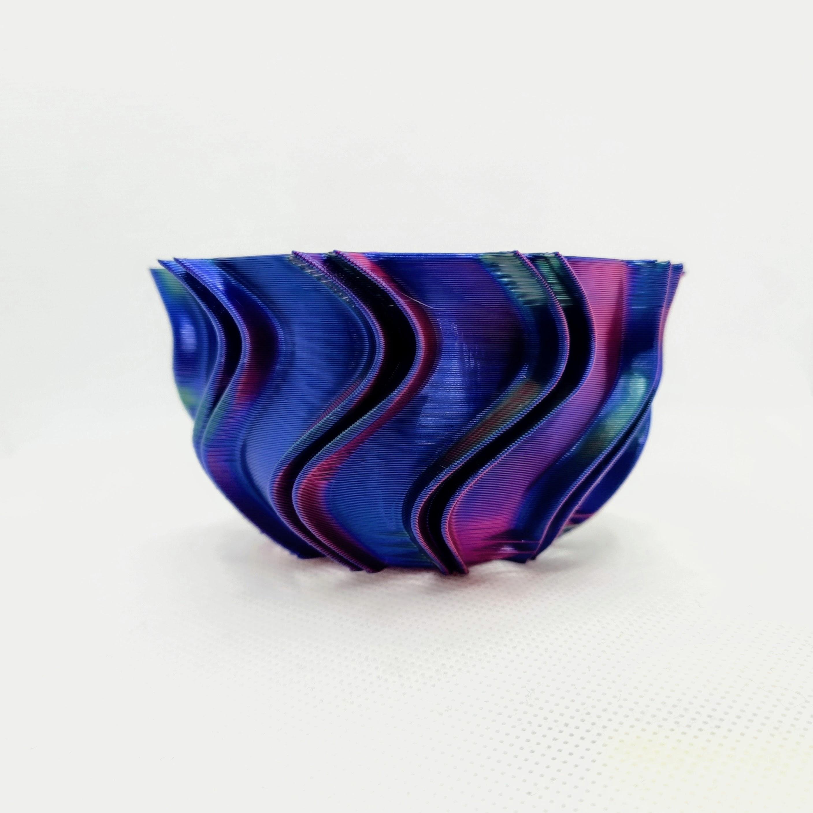 wavy bowl (vase mode) 3d model