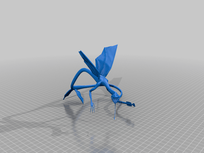 Abyssopelagic Dragon 3d model