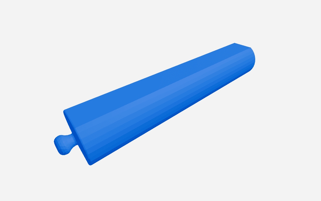 Toilepaper Spindle 3d model