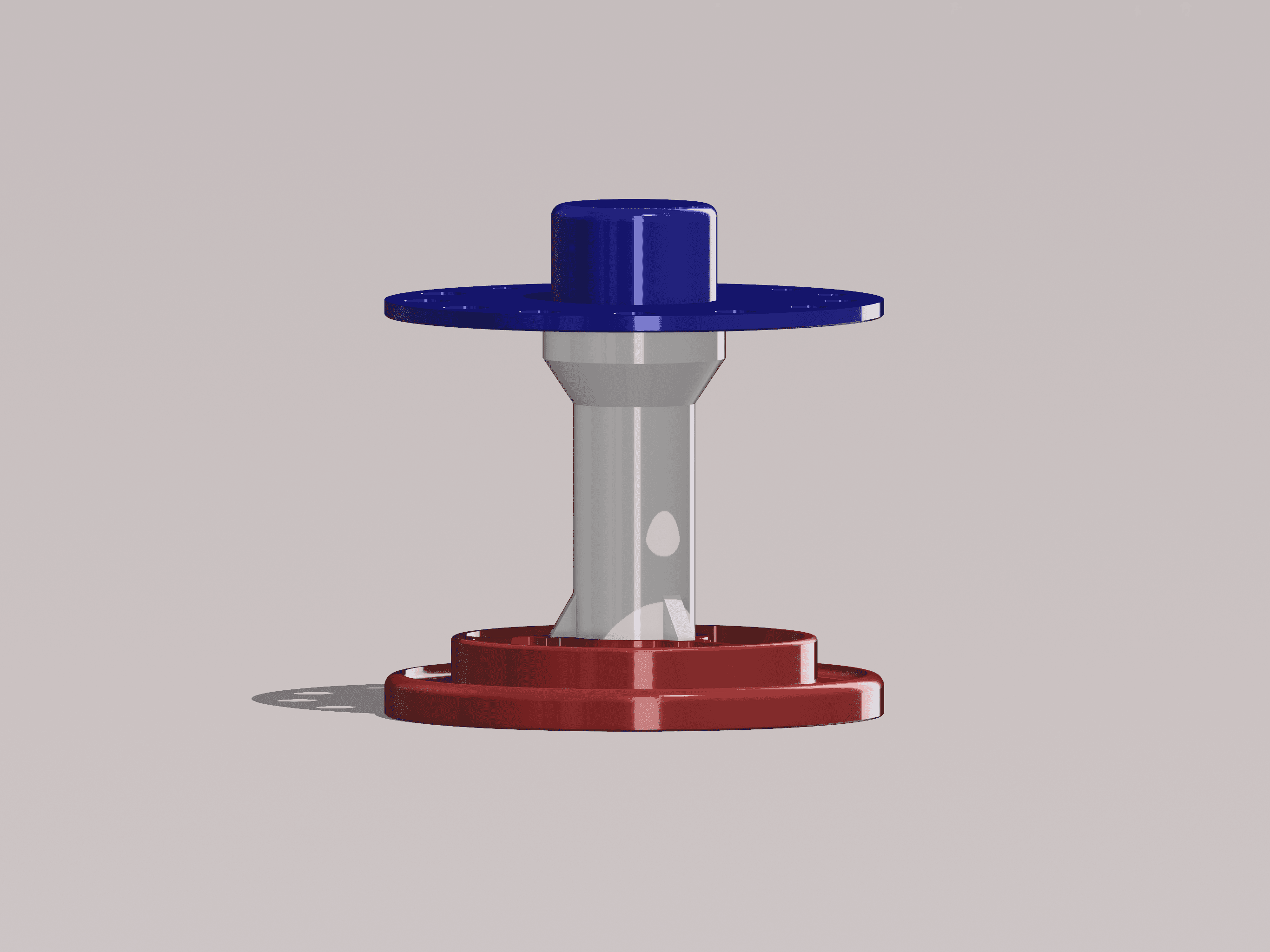 Spinning Brush Stand 3d model