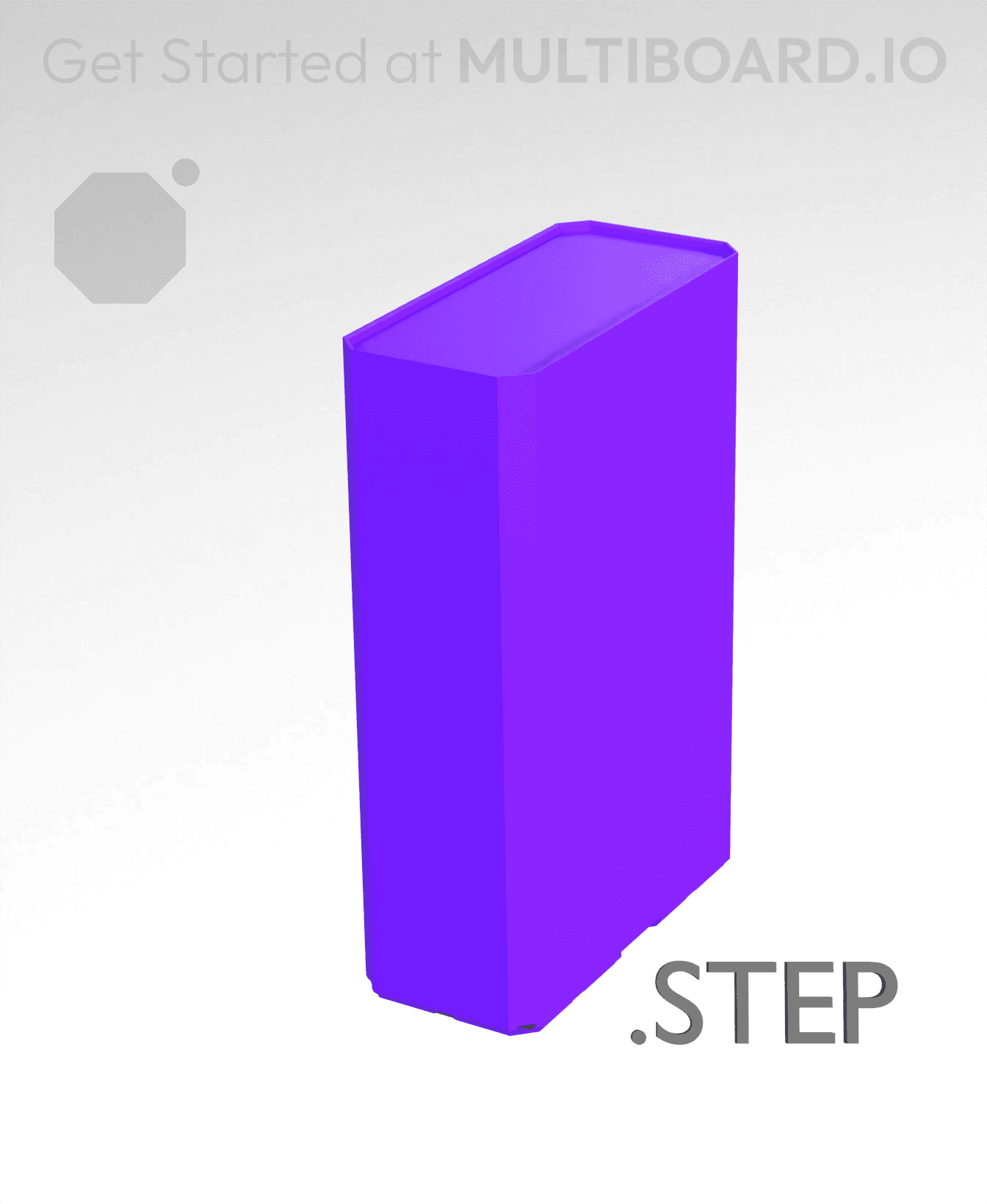 1x2x3 - Multibin Insert - STEP Remixing File 3d model