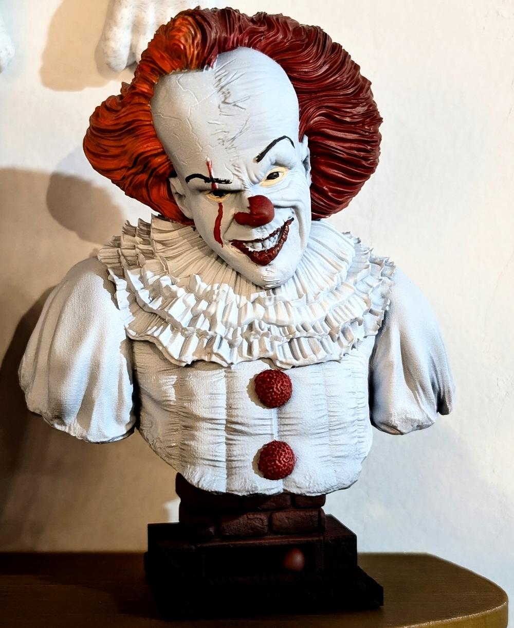 Pennywise bust (Pre-Supported) 3d model