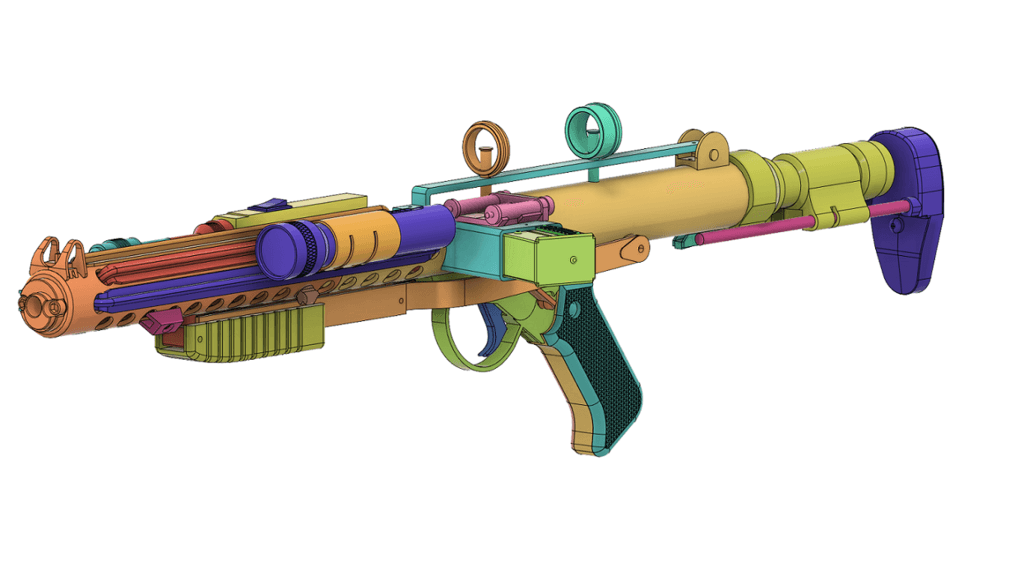 Sean Field E-10 Mudtrooper Blaster 3d model