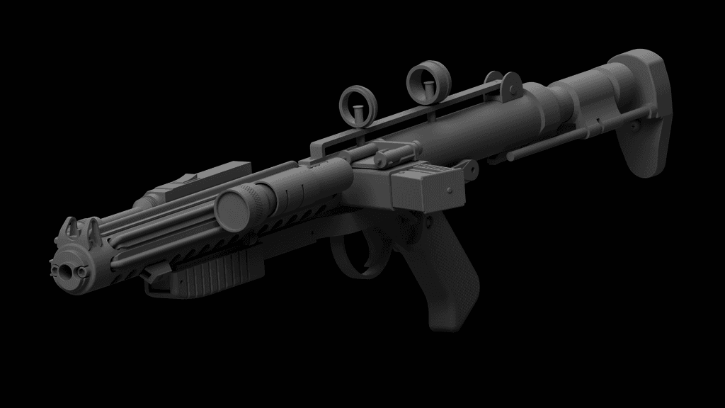 Sean Field E-10 Mudtrooper Blaster 3d model