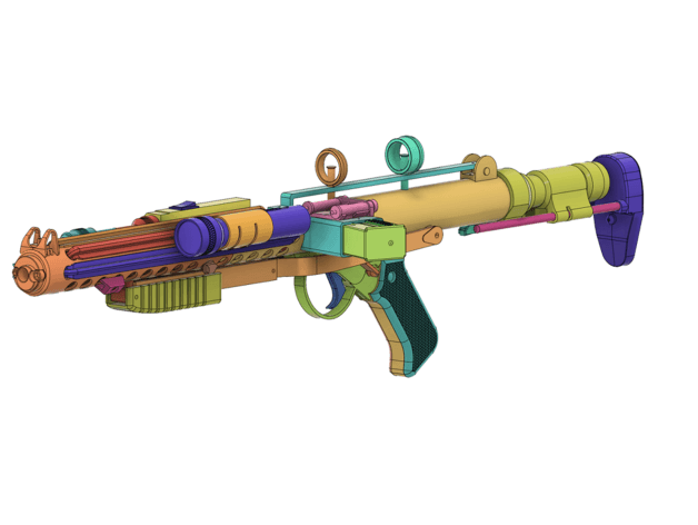 Sean Field E-10 Mudtrooper Blaster 3d model