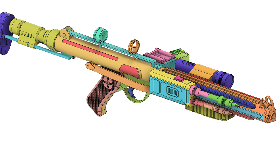 Sean Field E-10 Mudtrooper Blaster 3d model