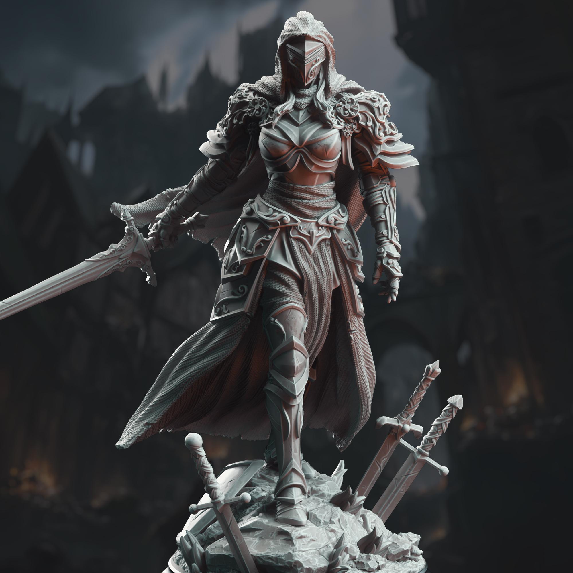 Commander Knight - Lydia the Merciless 3d model