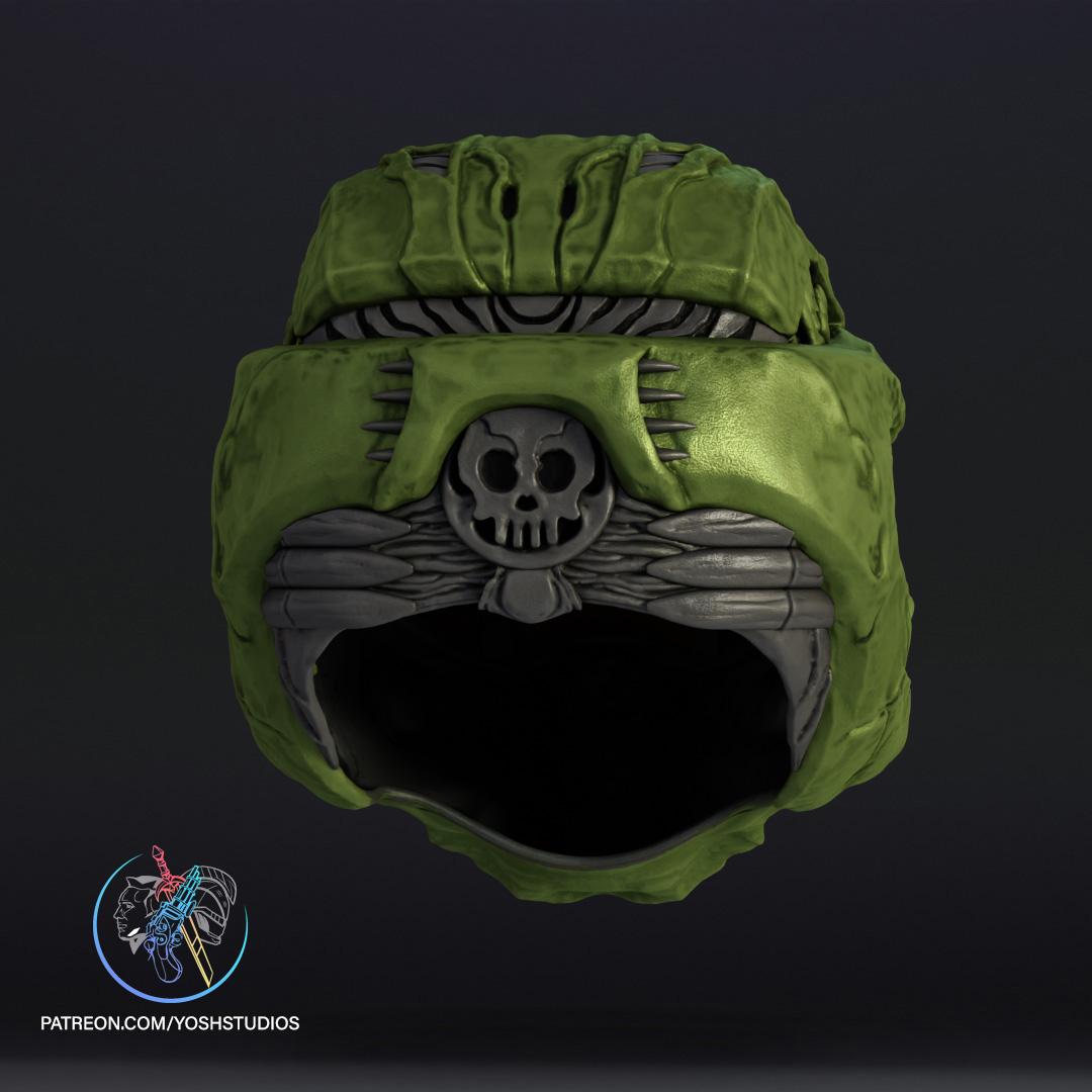 Skullified Master Chief Helmet 3D Print File STL 3d model