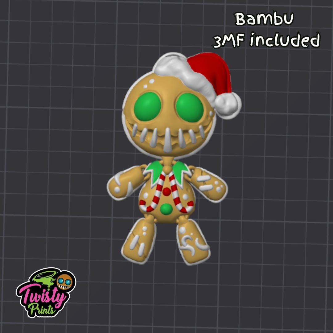 Gingerbread Man 3d model