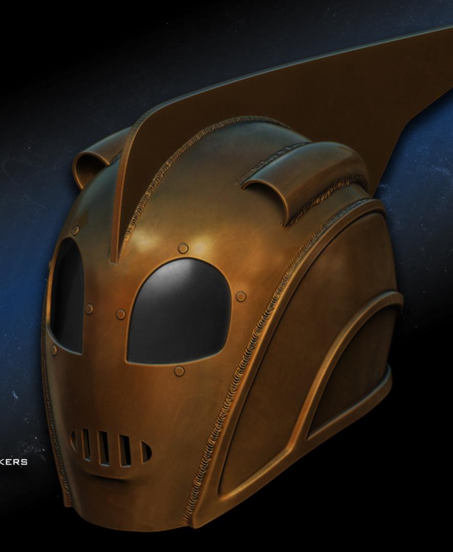 Rocketeer helmet 3d model