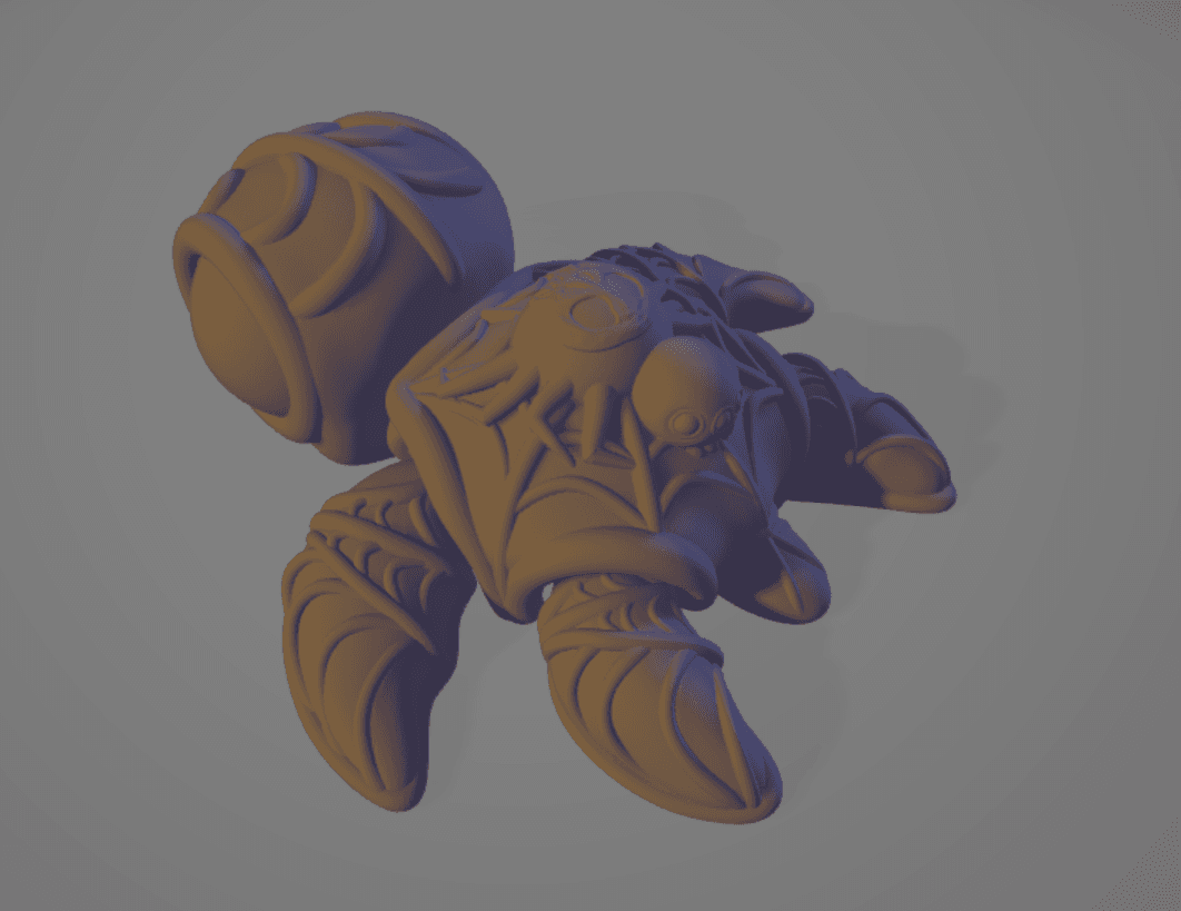 Spider Turtle 3d model