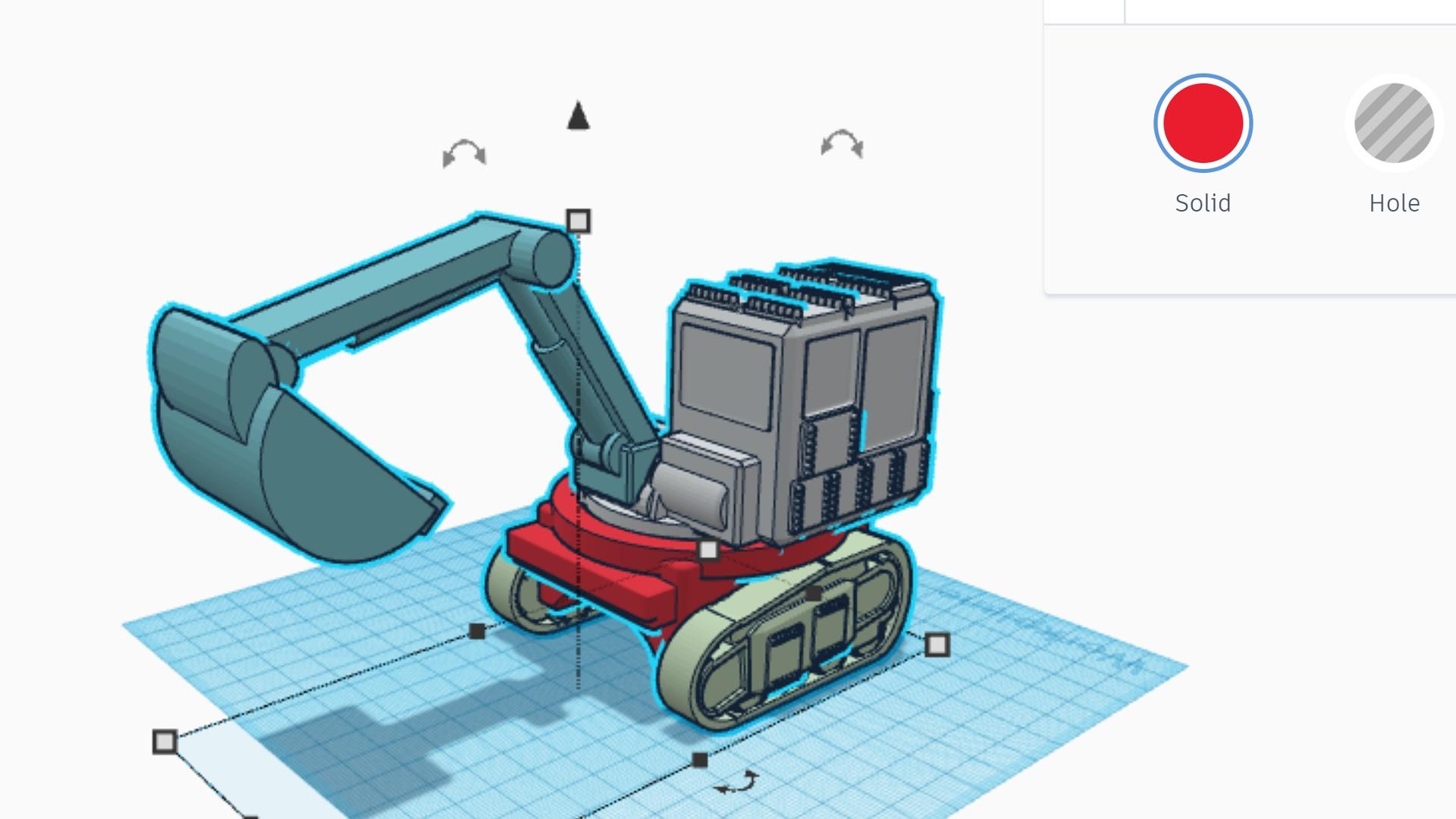 FHW: THE small Digger 3d model