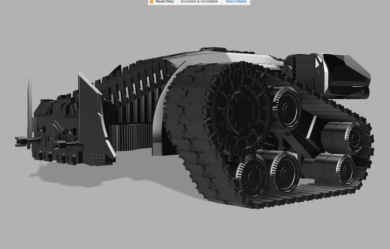 Dark Knight War Machine 3d model