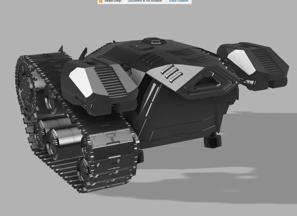 Dark Knight War Machine 3d model