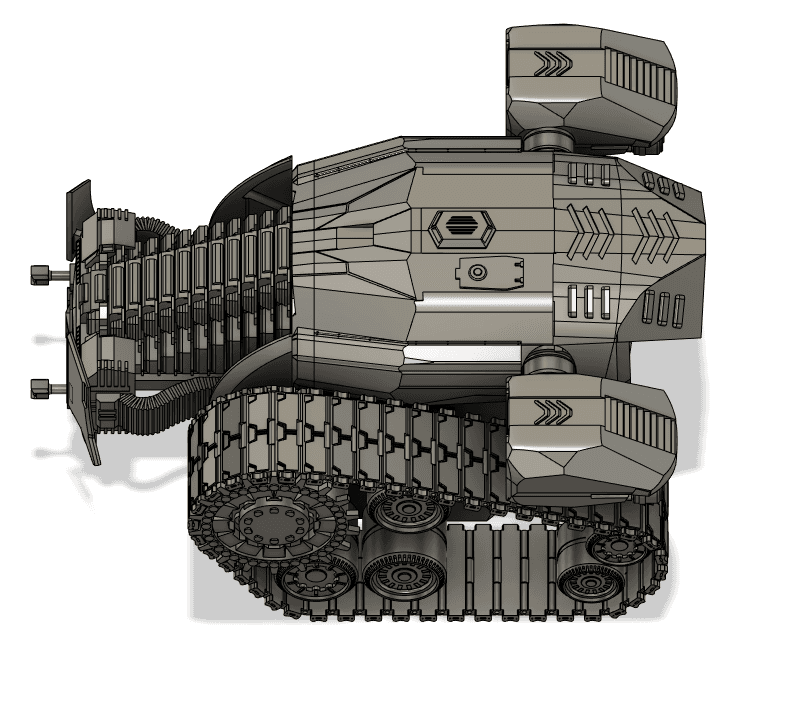 Dark Knight War Machine 3d model