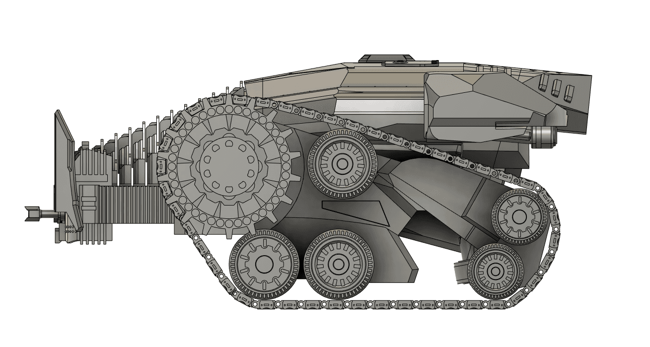 Dark Knight War Machine 3d model