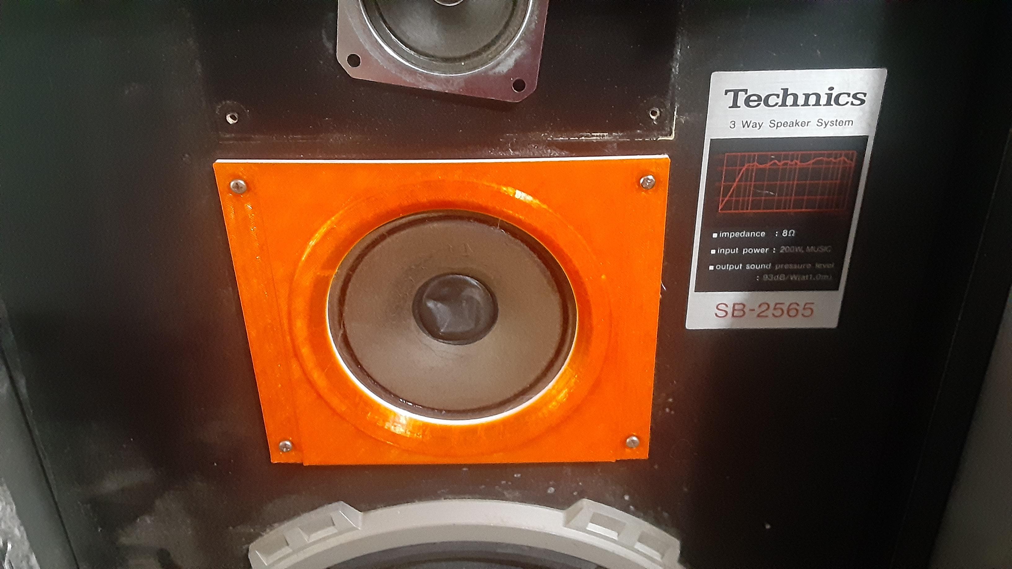 Replacement 5.5" Technics midrange speaker trim 3d model