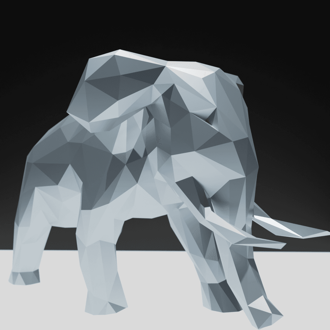 Low Poly Safari Animal Fun Pack! 6 models all for free! 3d model