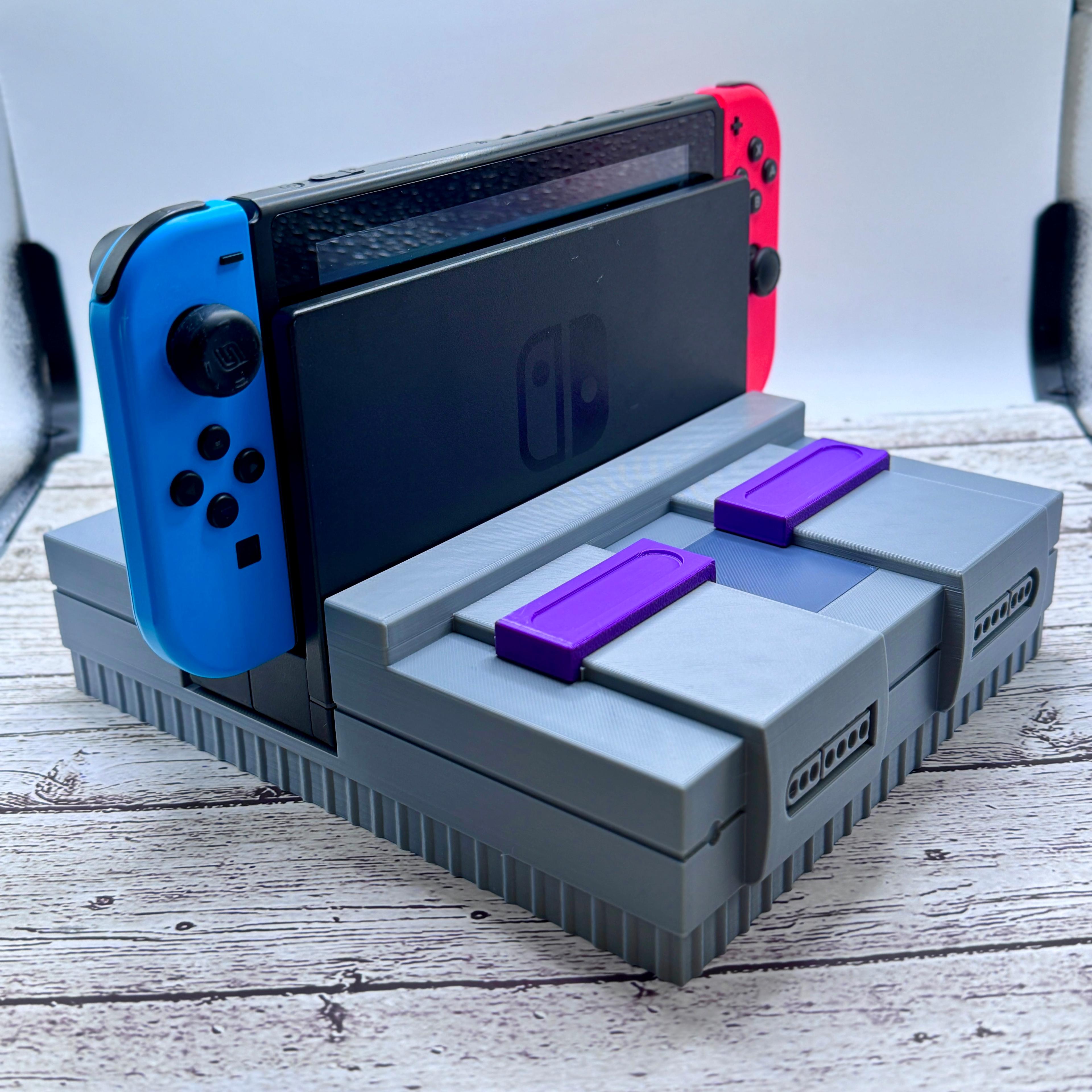 SNES Switch Dock Stand 3d model