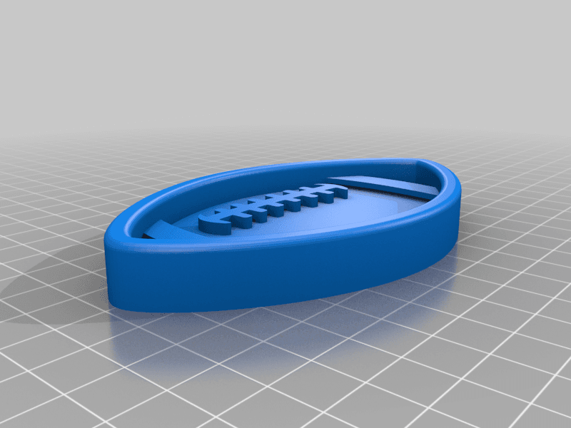 Football Coin Dump Tray 3d model