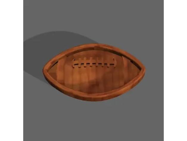 Football Coin Dump Tray 3d model