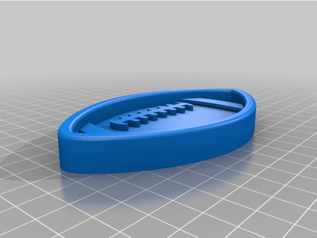 Football Coin Dump Tray 3d model