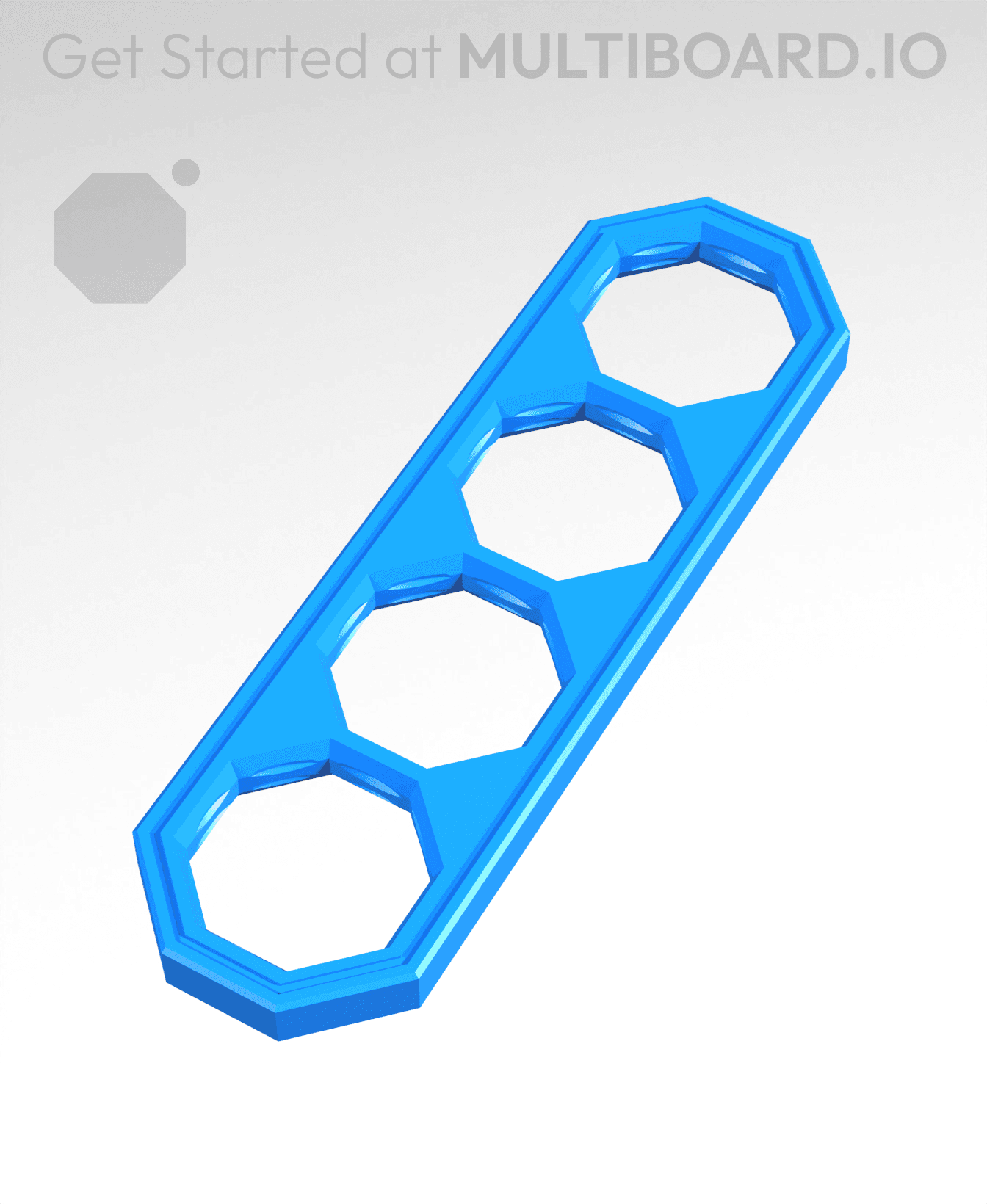 4 Big Holes, Bar 3d model