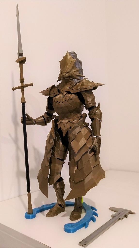 Dragon Slayer Ornstein articulated figure 3d model