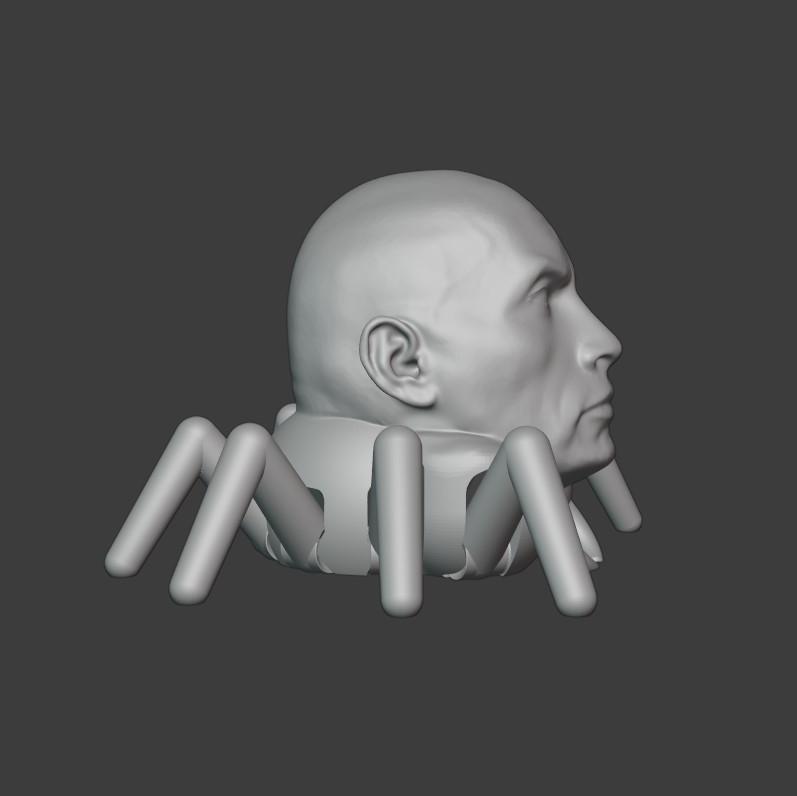 Arocknid (The Rock + Gizo The Spider) 3d model