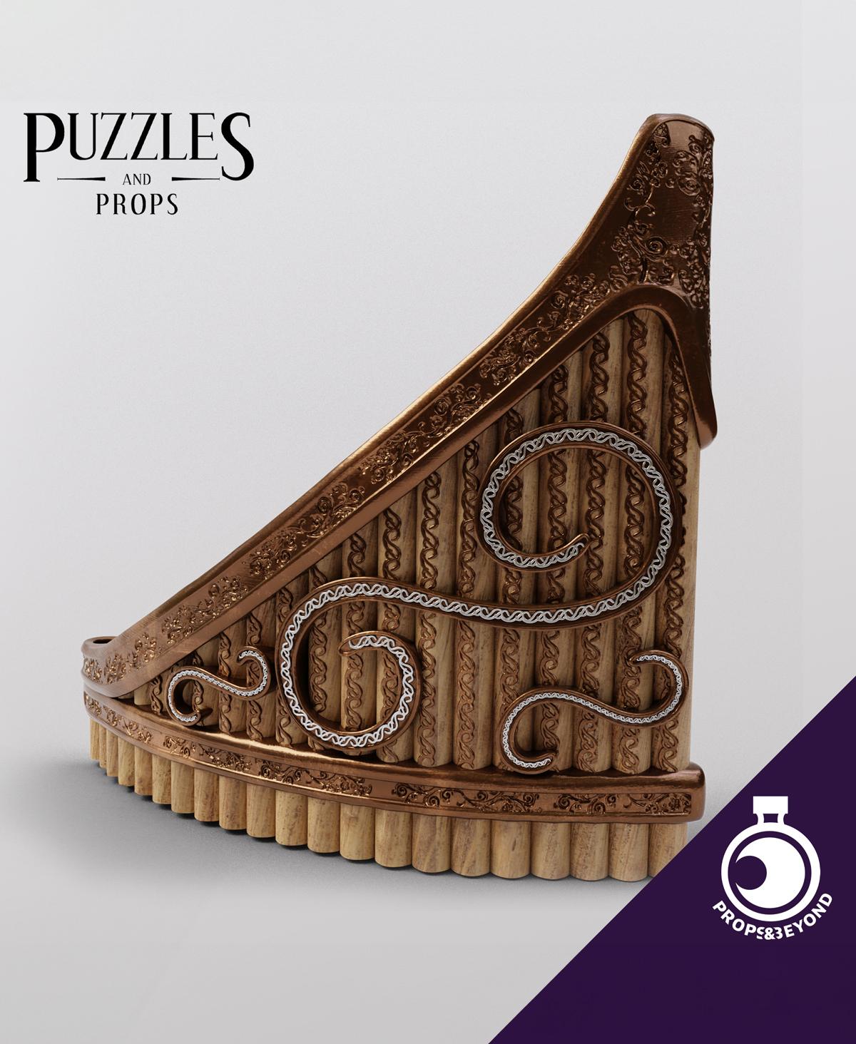 Pan Flute 3d model