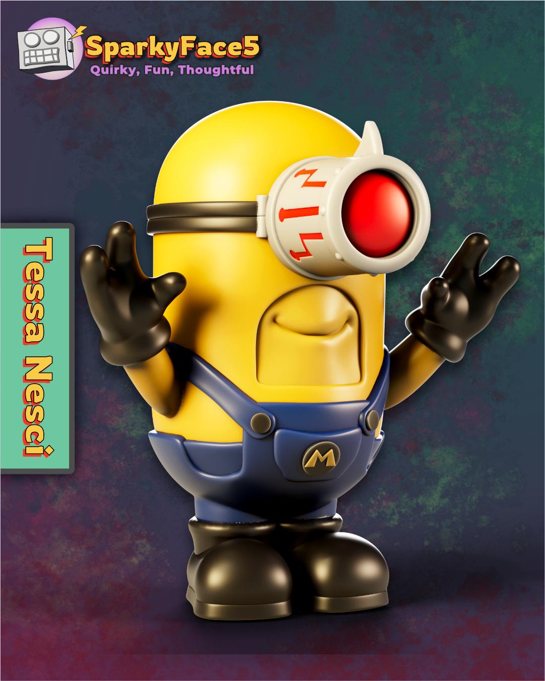 Mega Minion Mel - Laser Eye 3d model