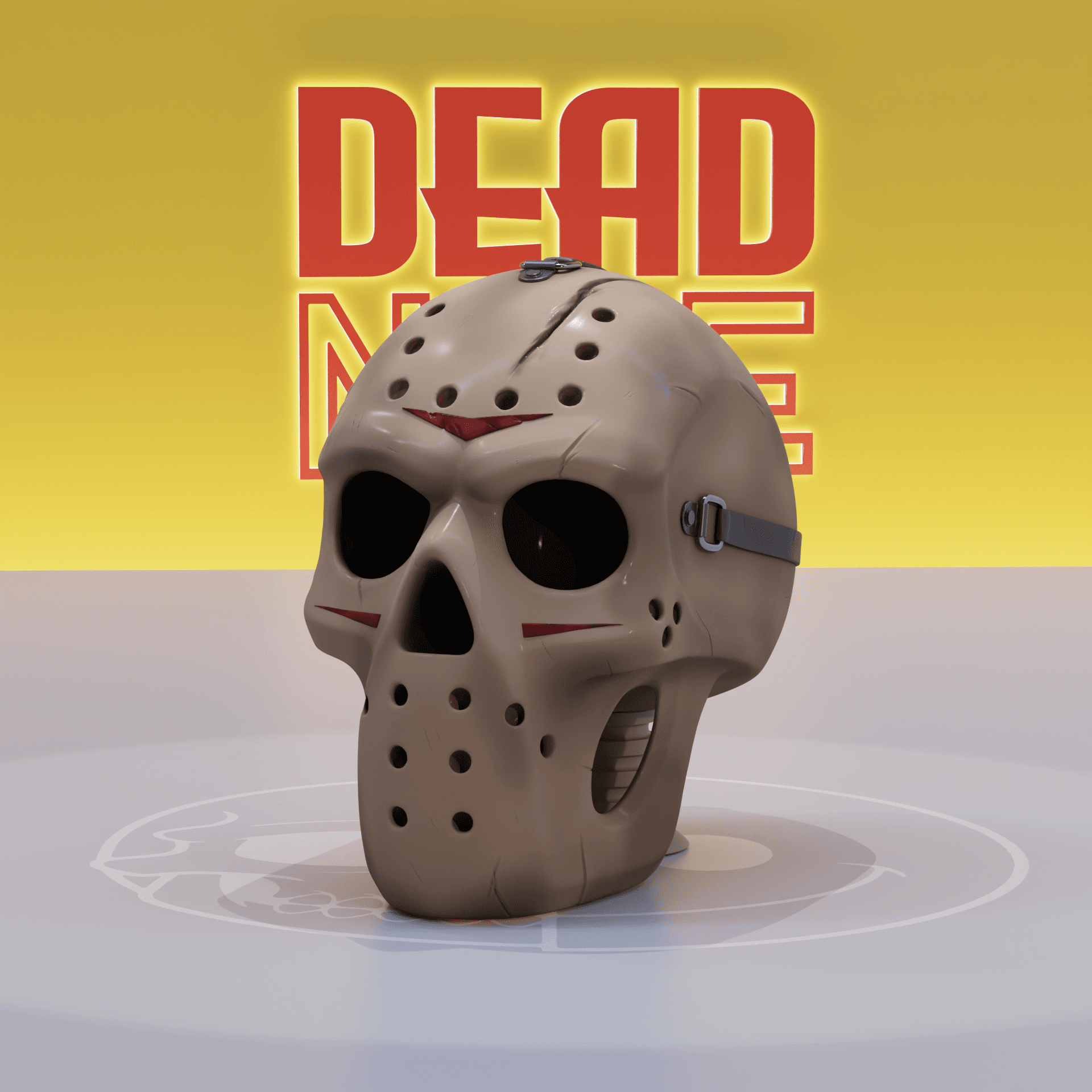 DEADNICE - FRIDAY 13TH SKULL 3d model