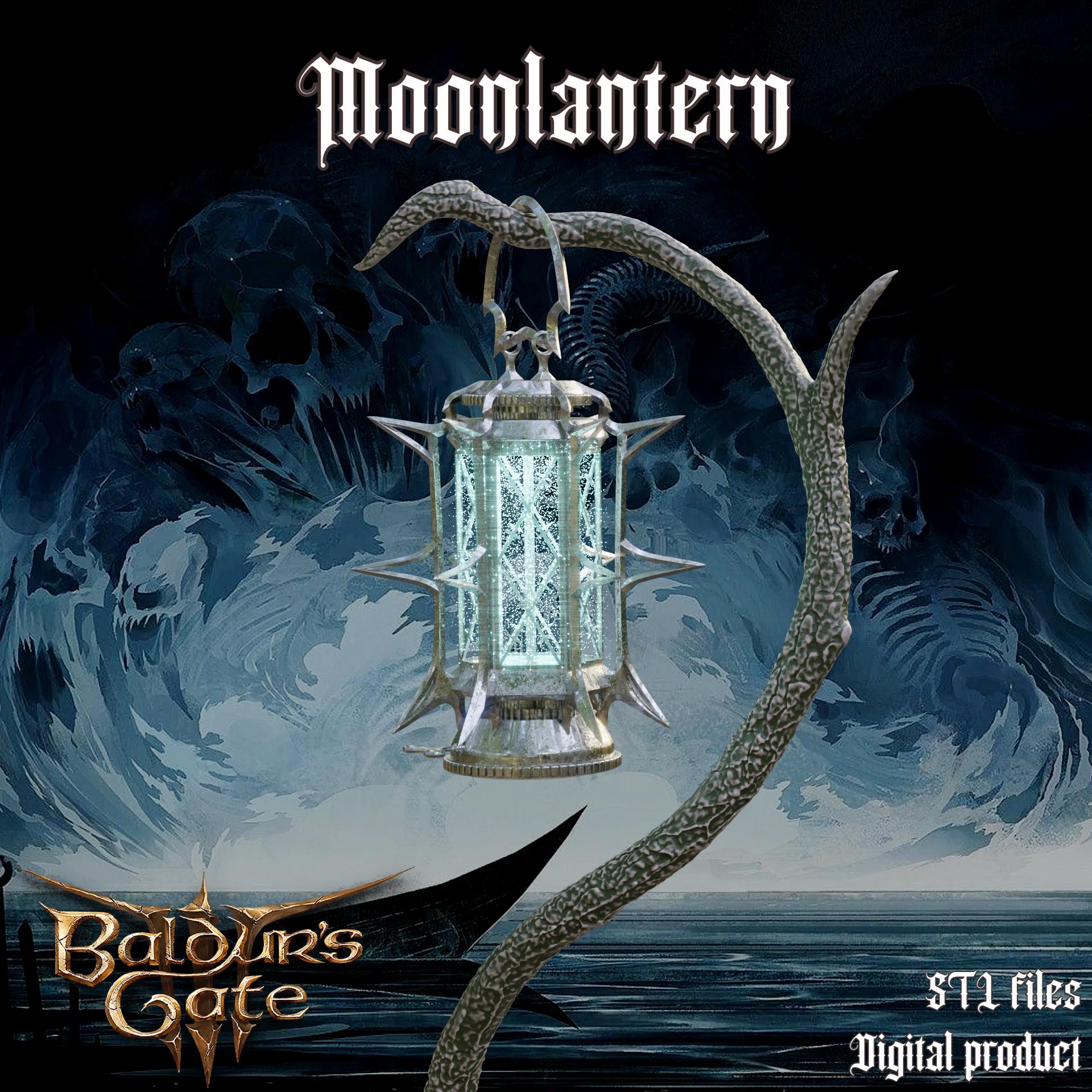 FANTASY MOONLANTERN BALDURS GATE 3 3d model