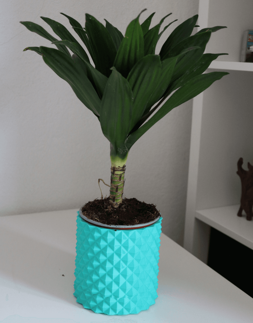 Knurled Planter / Vase 3d model