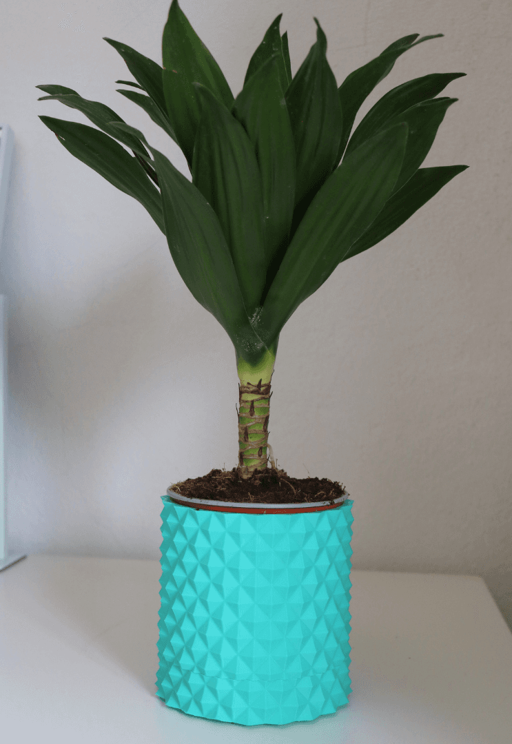 Knurled Planter / Vase 3d model