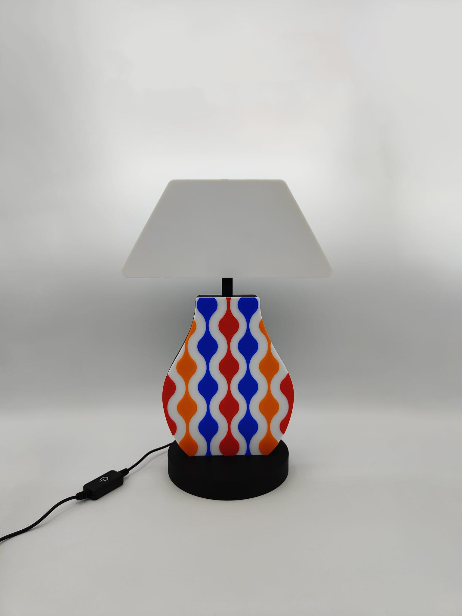 Bella - Led Lamp with interchangeable magnetic skins 3d model