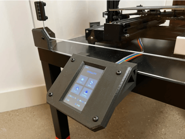 Ender Touch LCD Mount (Customizable) 3d model