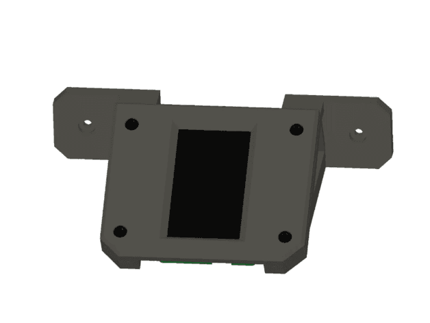 Ender Touch LCD Mount (Customizable) 3d model