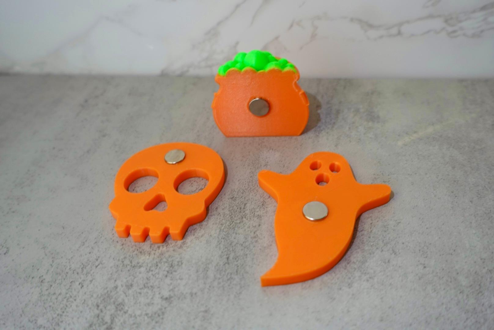 Halloween Magnets 3d model