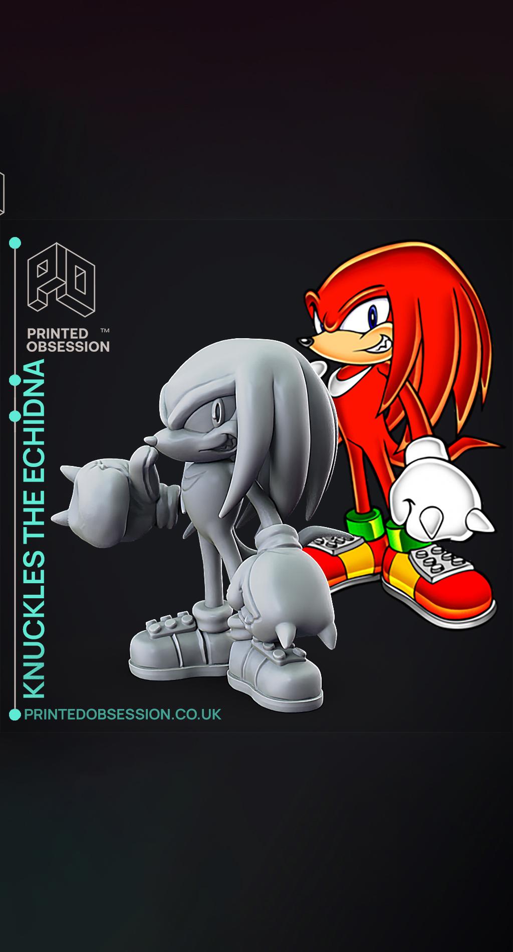 Knuckles - Sonic The Hedgehog - Fan Art 3d model