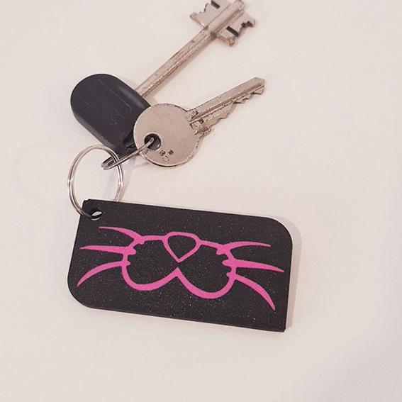 Keychain: Whiskers I 3d model