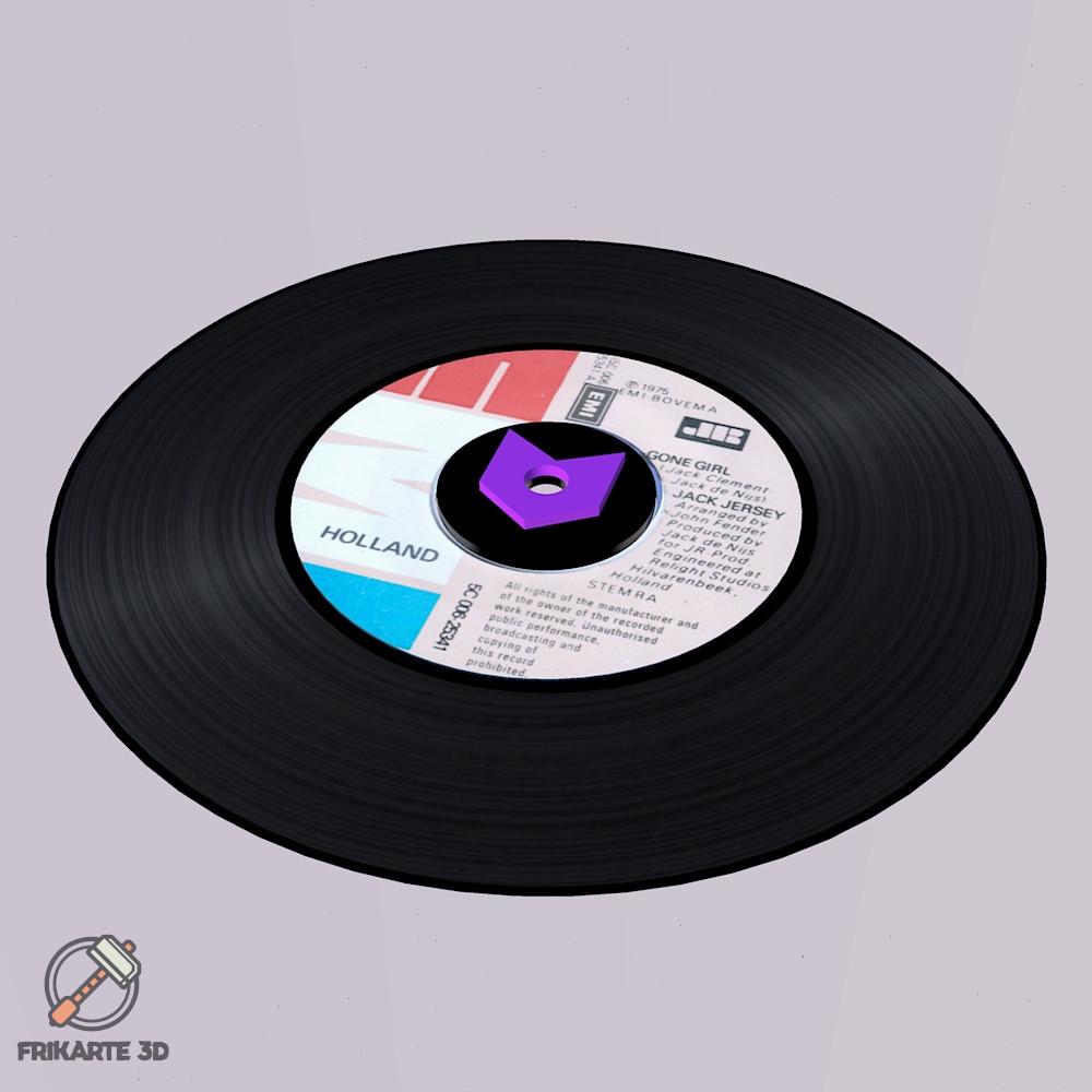 Hawkeye 45 Record Adapter 3d model