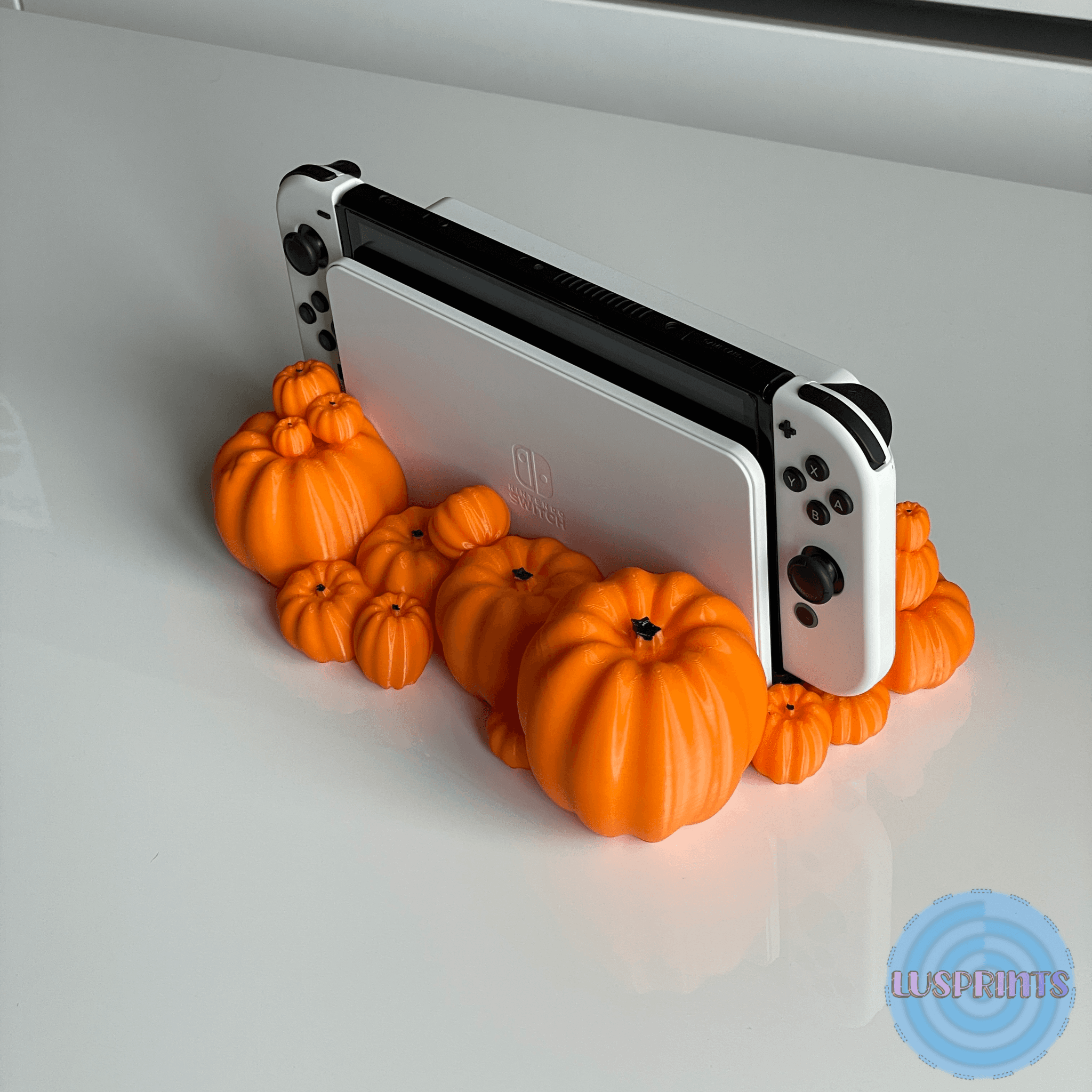 Nintendo Switch Halloween Pumpkin Dock OLED AND CLASSIC 🎃 3d model