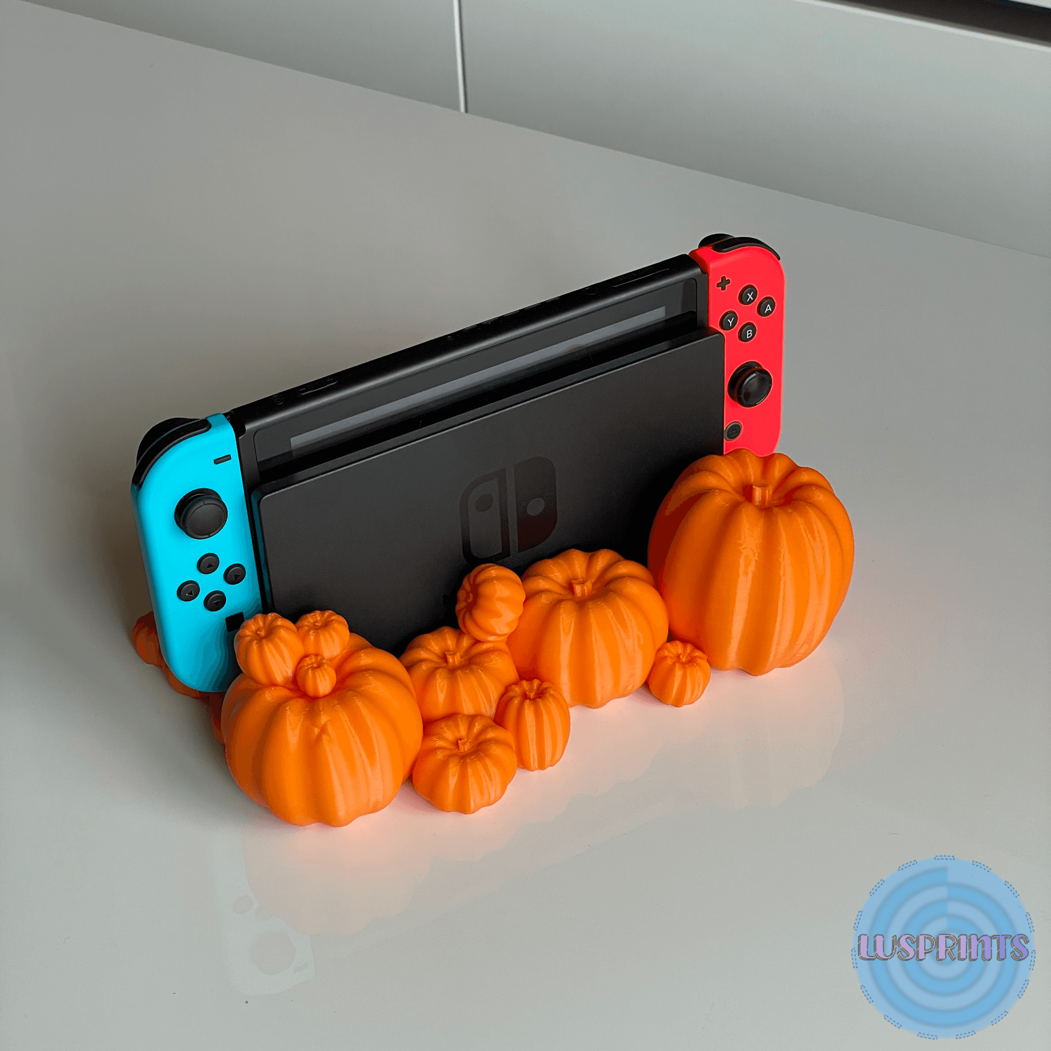 Nintendo Switch Halloween Pumpkin Dock OLED AND CLASSIC 🎃 3d model