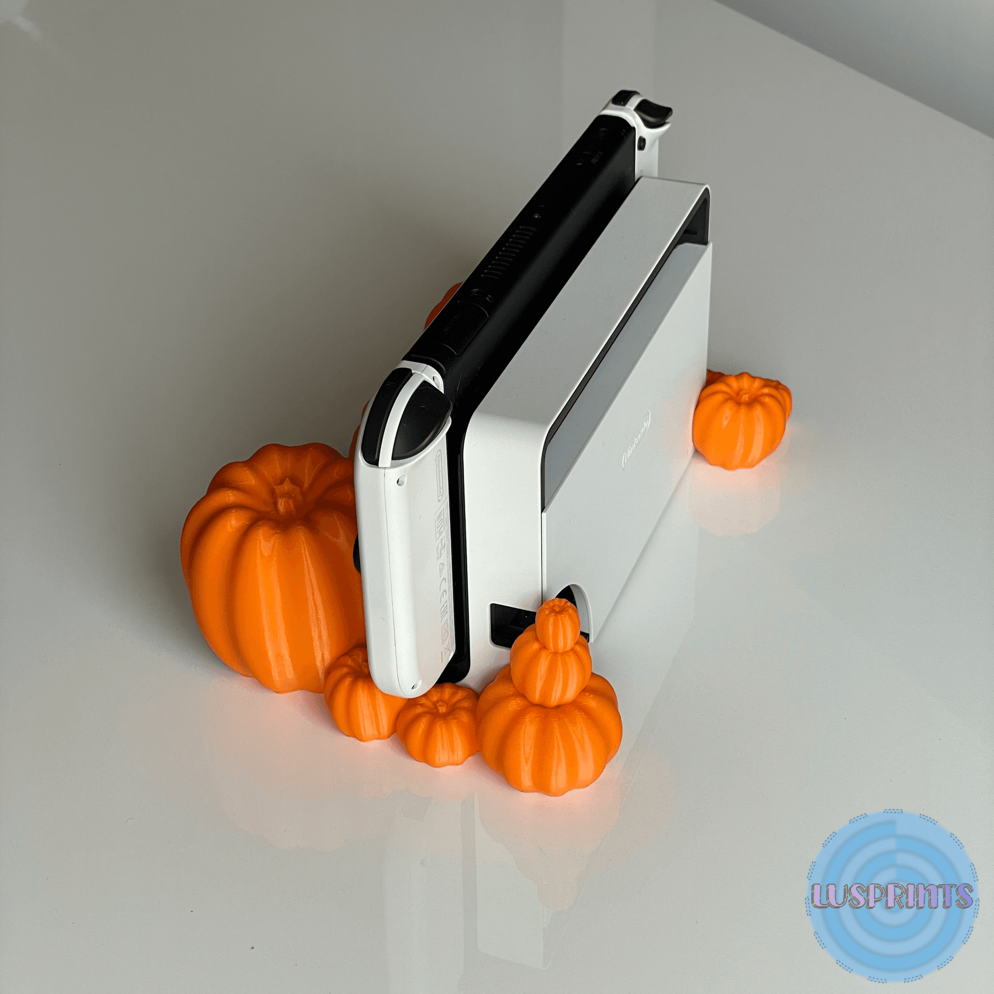 Nintendo Switch Halloween Pumpkin Dock OLED AND CLASSIC 🎃 3d model