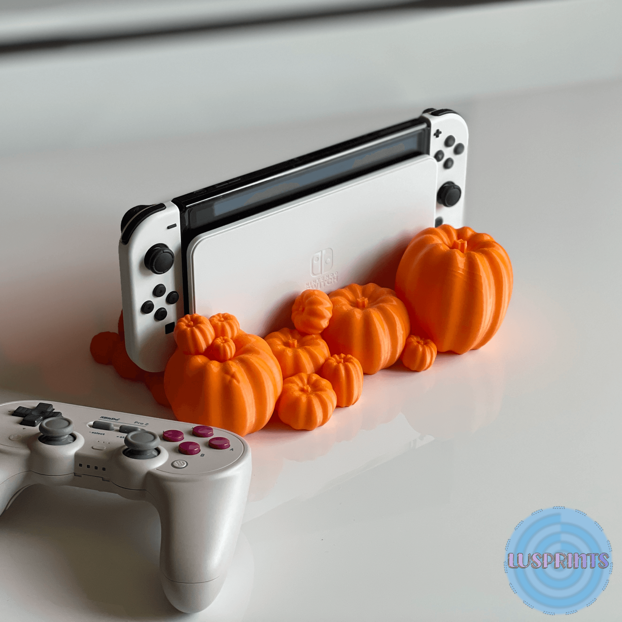 Nintendo Switch Halloween Pumpkin Dock OLED AND CLASSIC 🎃 3d model