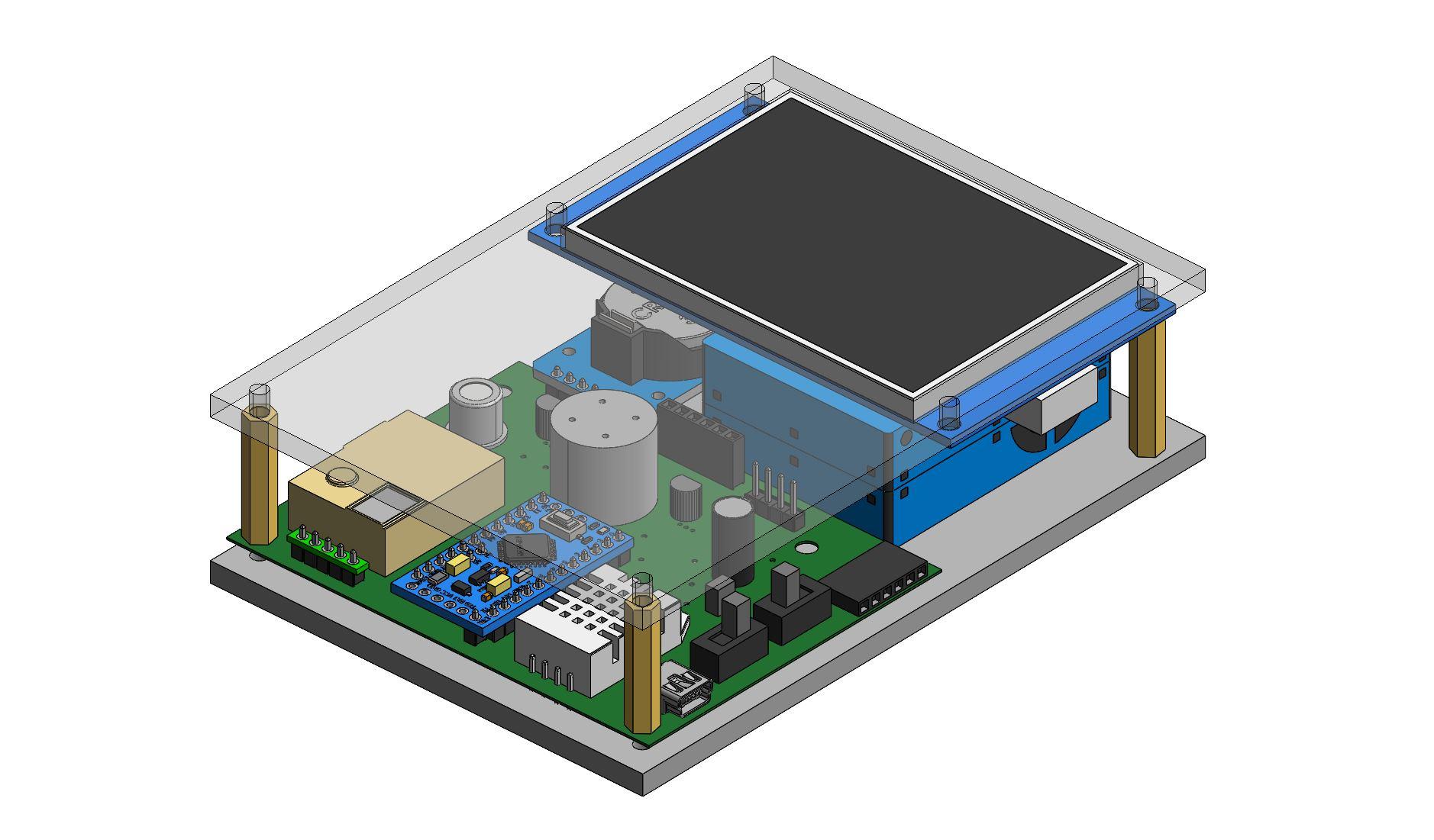 DIY Air Quality Monitor 3d model