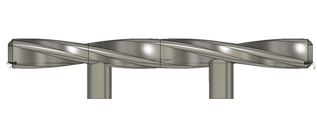 spiral handle.obj 3d model