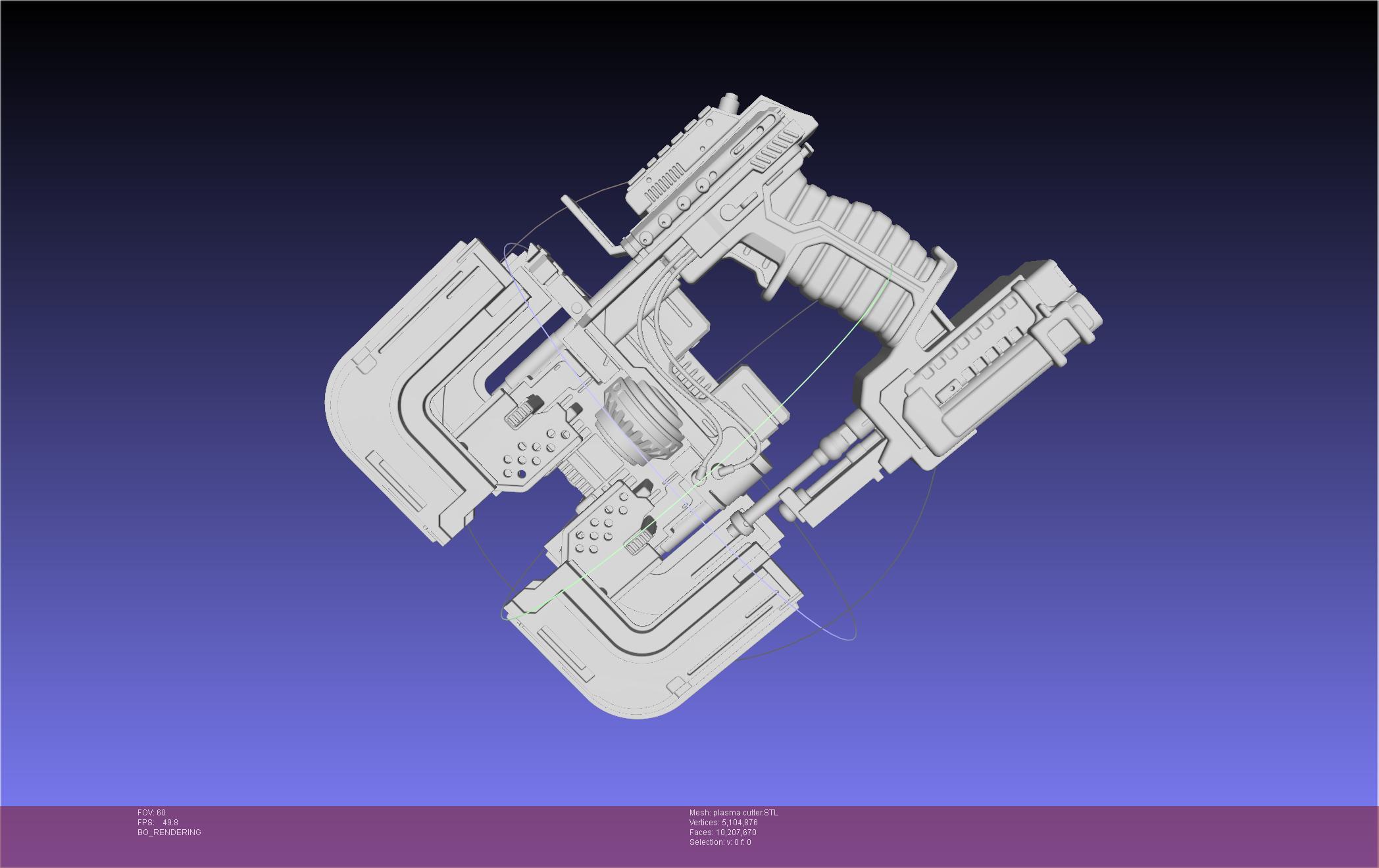 Dead Space Plasma Cutter Printable Model 3d model